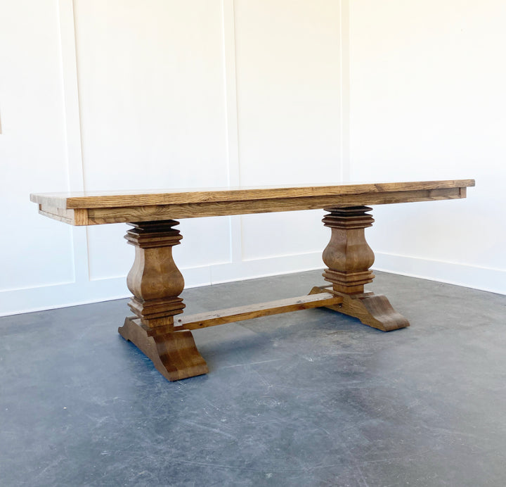 White Oak Pedestal Table